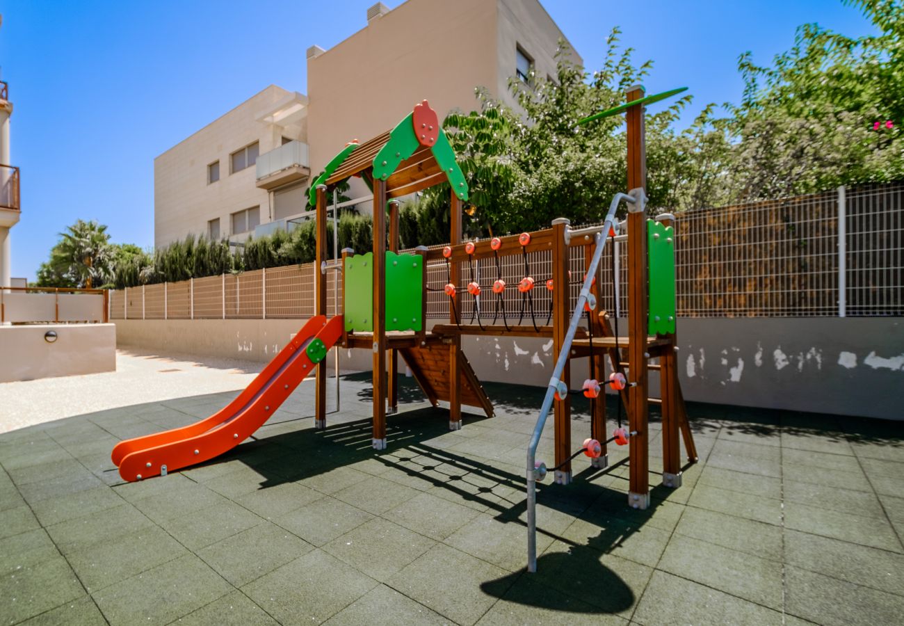 Ferienwohnung in Javea - Golden Star Apartment Javea Arenal, mit Terrasse, Klimaanlage und Gemeinschaftspool