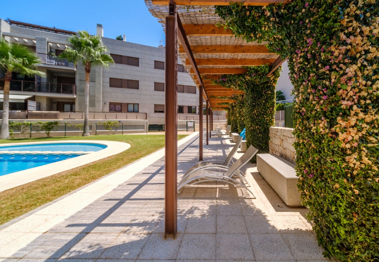 Ferienwohnung in Javea - Golden Star Apartment Javea Arenal, mit Terrasse, Klimaanlage und Gemeinschaftspool