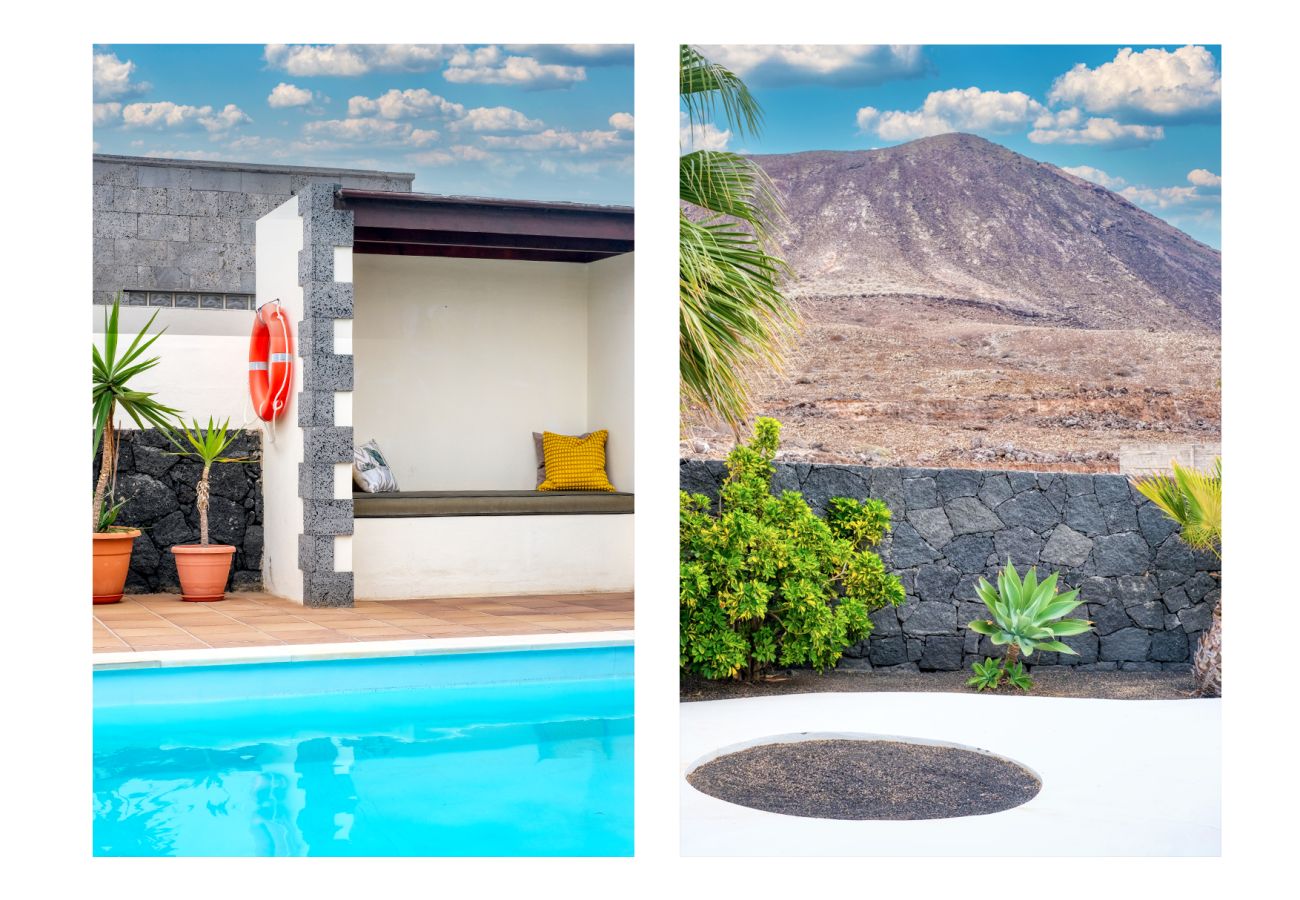 Ferienhaus in Playa Blanca - Villa Endless Summer Meerblick