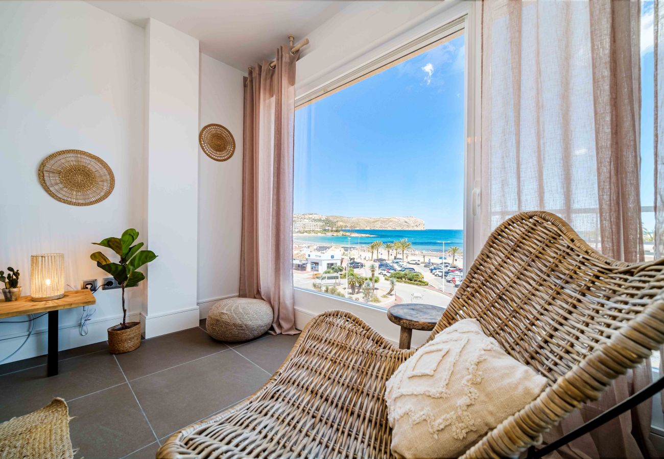 Ferienwohnung in Javea - Blue Sea Apartment Arenal 80 Javea, mit Meerblick, Terrasse und Gemeinschaftspool