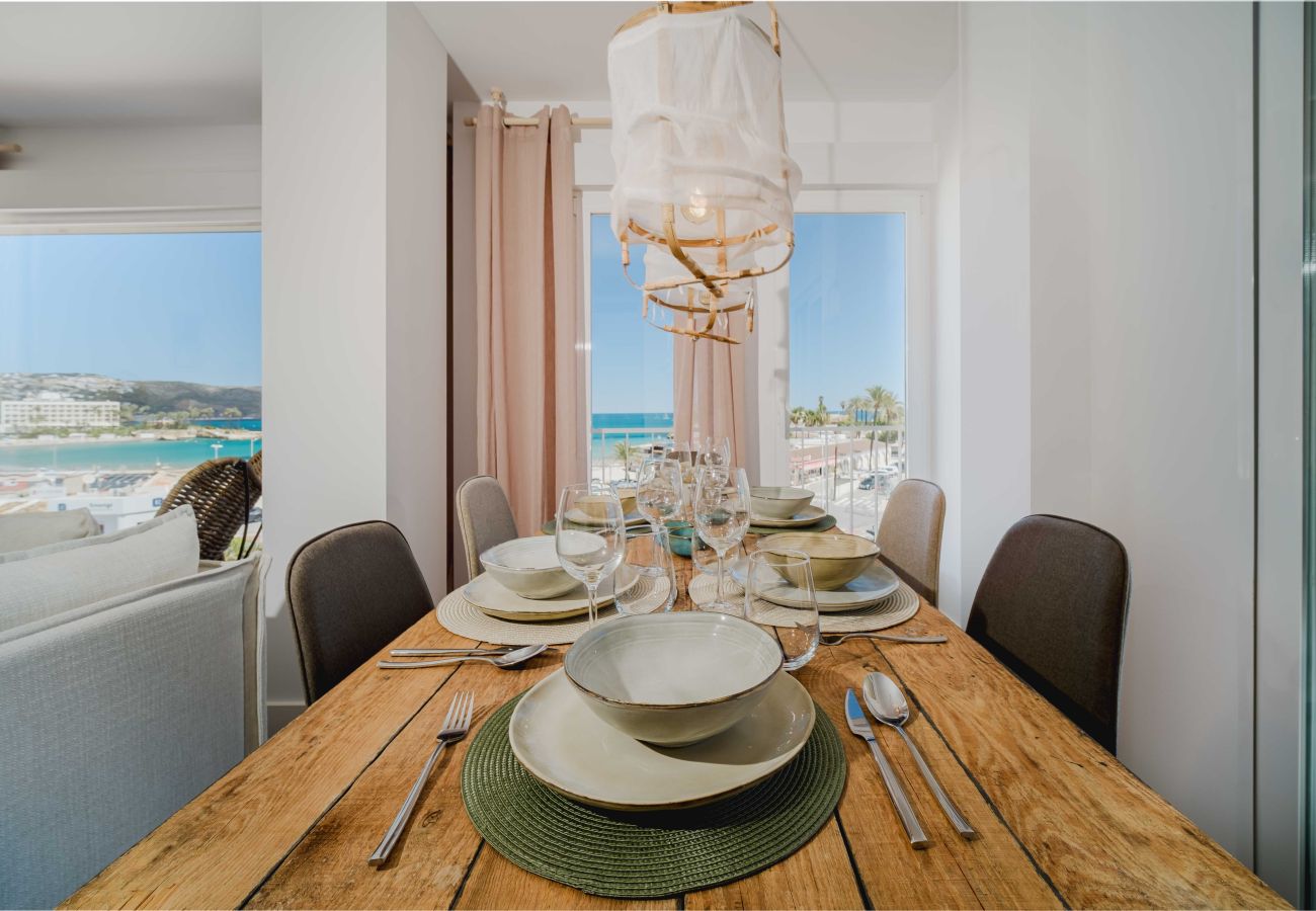 Ferienwohnung in Javea - Blue Sea Apartment Arenal 80 Javea, mit Meerblick, Terrasse und Gemeinschaftspool