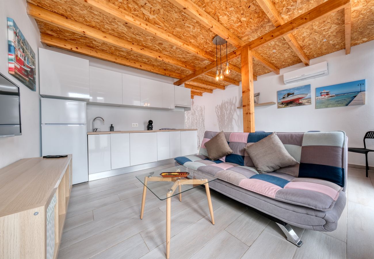 Ferienwohnung in Macher - Apartamento volcán de la Geria 