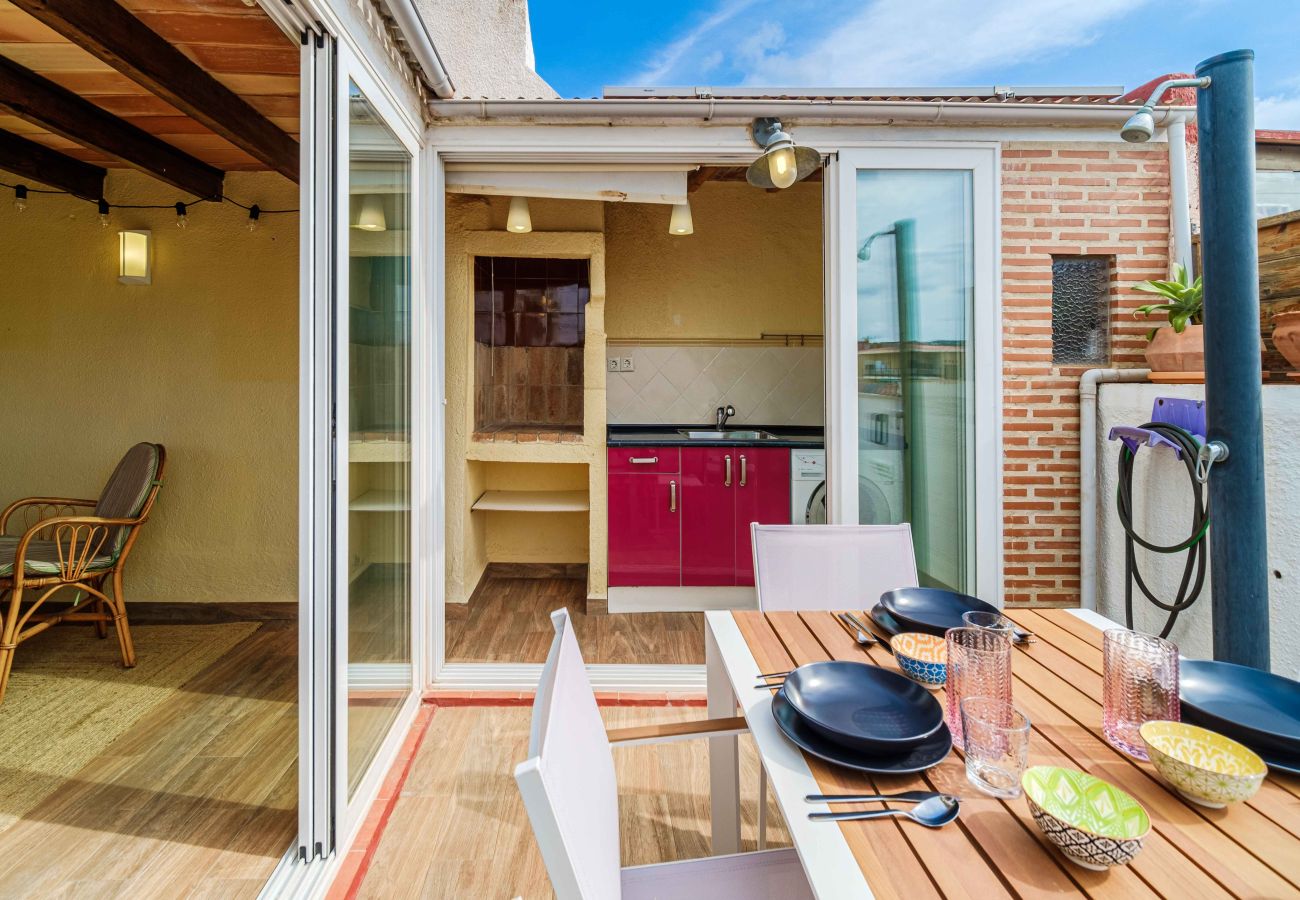 Ferienwohnung in Javea - Esencia del Arenal Javea Apartment, mit sonniger Terrasse und direkt am Strand