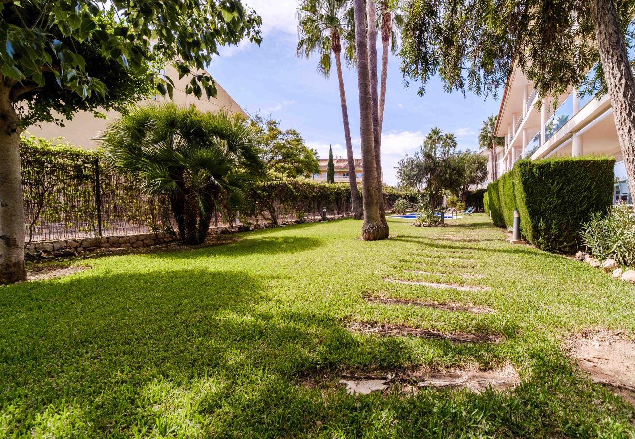 Ferienwohnung in Javea - Genova Apartment Javea Arenal, mit Terrasse und Gemeinschaftspool