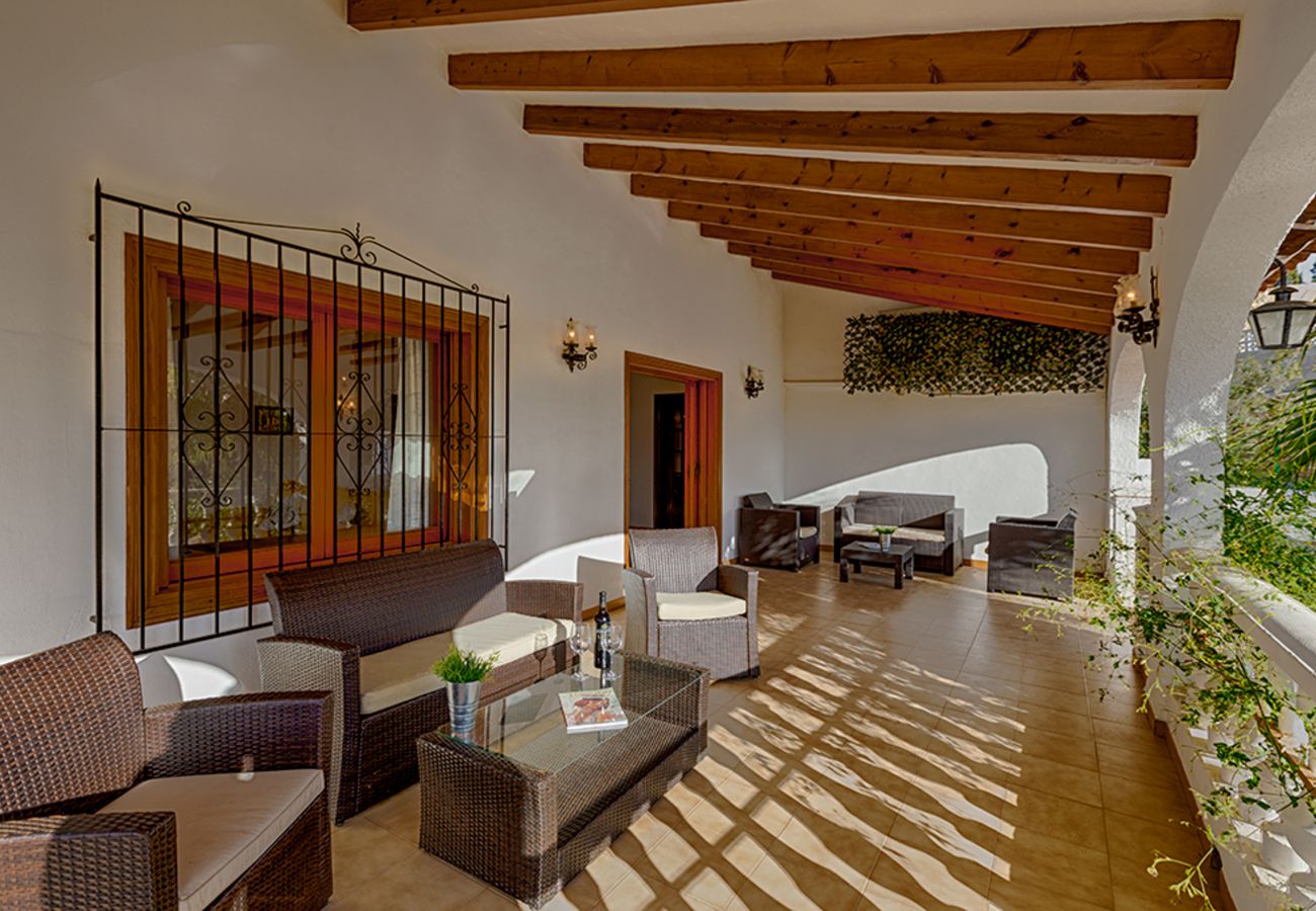 Villa in Moraira - MATISSE, Large villa in Moraira for 9 pax, private pool and free wifi