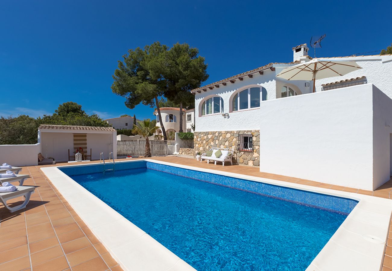 Villa in Benissa - MILOU, charming villa for 6 pax with sea views, private pool and free wifi