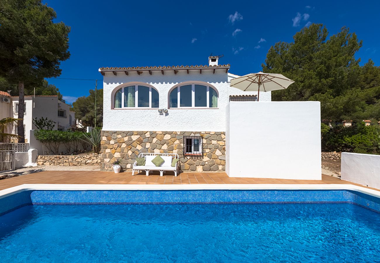 Villa in Benissa - MILOU, charming villa for 6 pax with sea views, private pool and free wifi