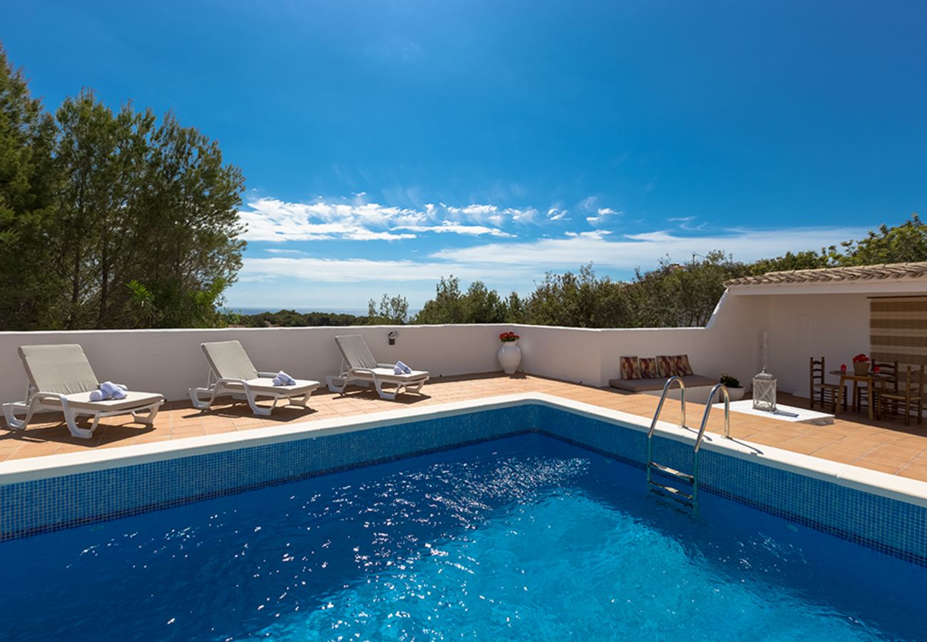 Villa in Benissa - MILOU, charming villa for 6 pax with sea views, private pool and free wifi