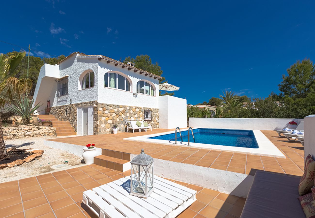 Villa in Benissa - MILOU, charming villa for 6 pax with sea views, private pool and free wifi