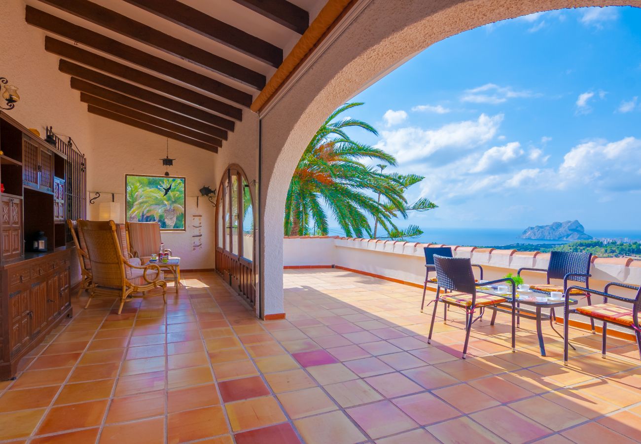 Villa in Benissa - ROMANI, villa for 8 pax in Benissa ,with panoramic views. free wifi