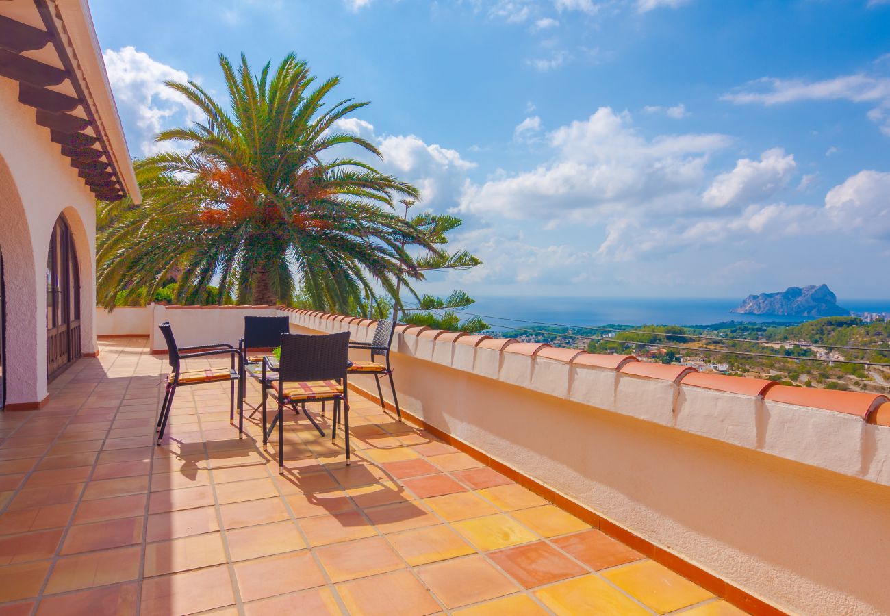 Villa in Benissa - ROMANI, villa for 8 pax in Benissa ,with panoramic views. free wifi