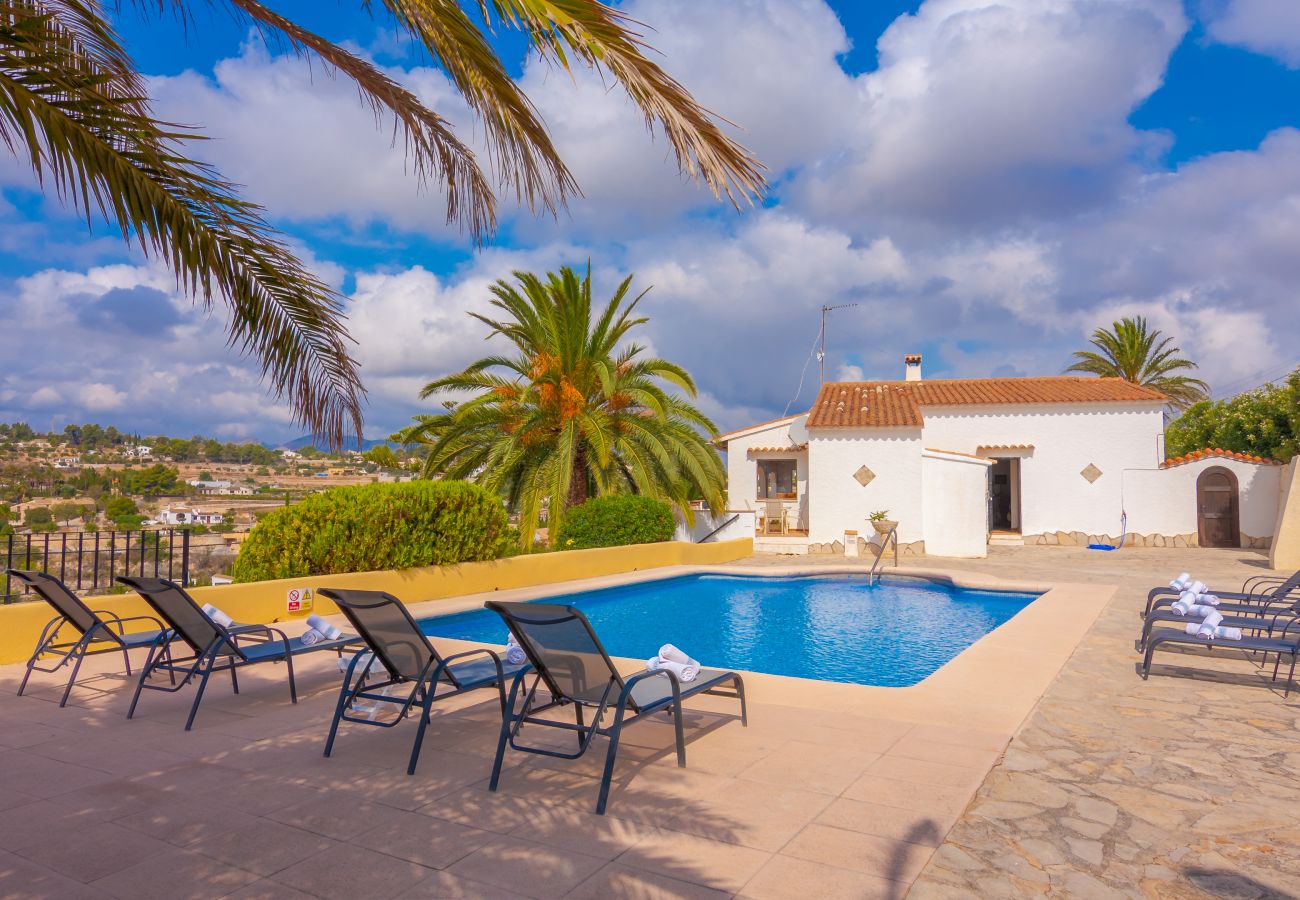 Villa in Benissa - ROMANI, villa for 8 pax in Benissa ,with panoramic views. free wifi