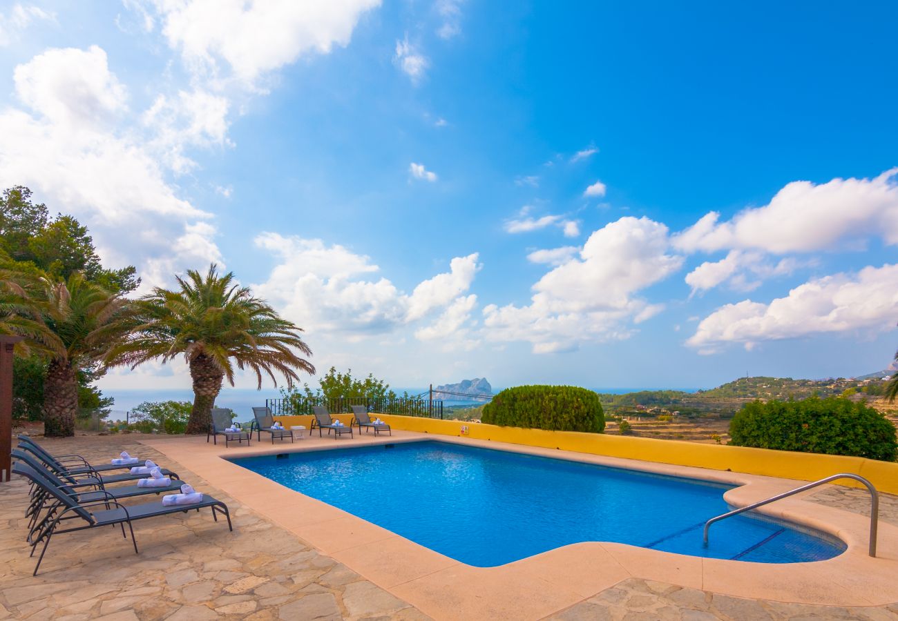 Villa in Benissa - ROMANI, villa for 8 pax in Benissa ,with panoramic views. free wifi