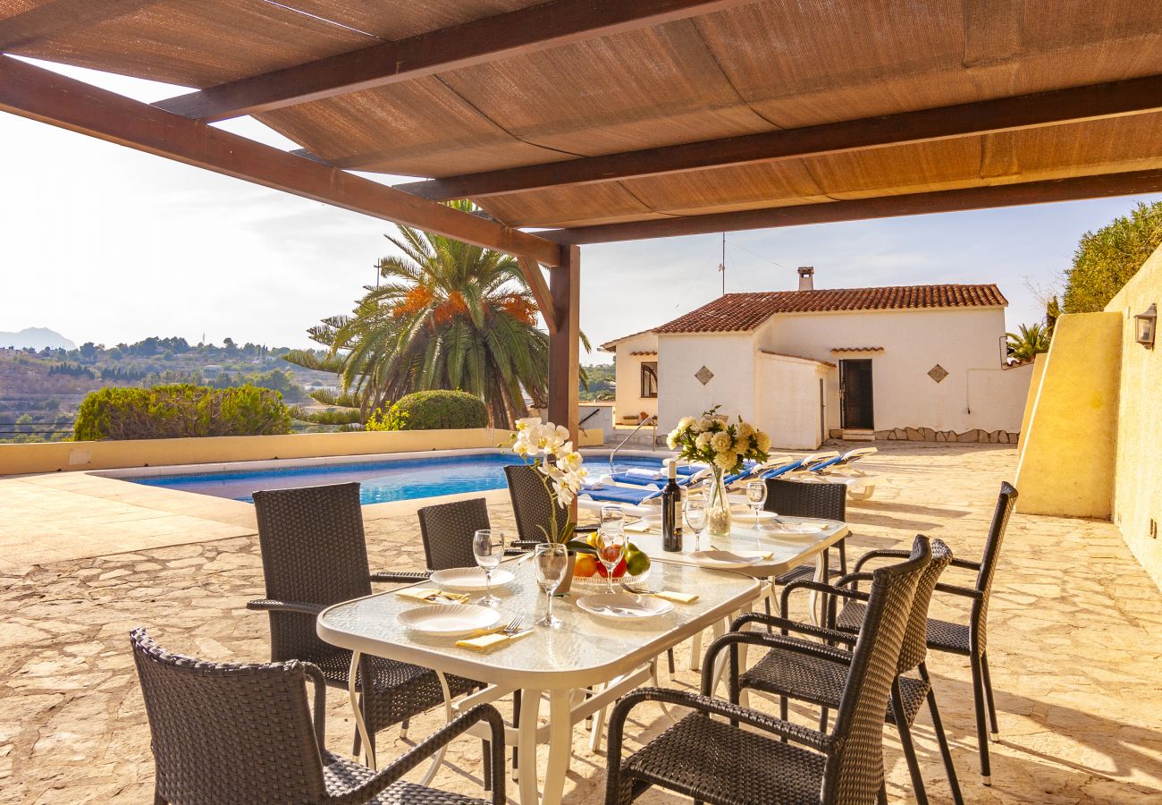 Villa in Benissa - ROMANI, villa for 8 pax in Benissa ,with panoramic views. free wifi