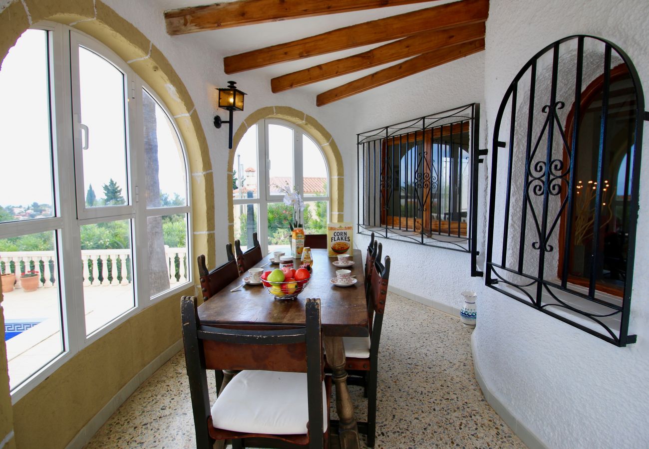 Villa in Denia - Beautiful Villa with views and pool Quijote LA