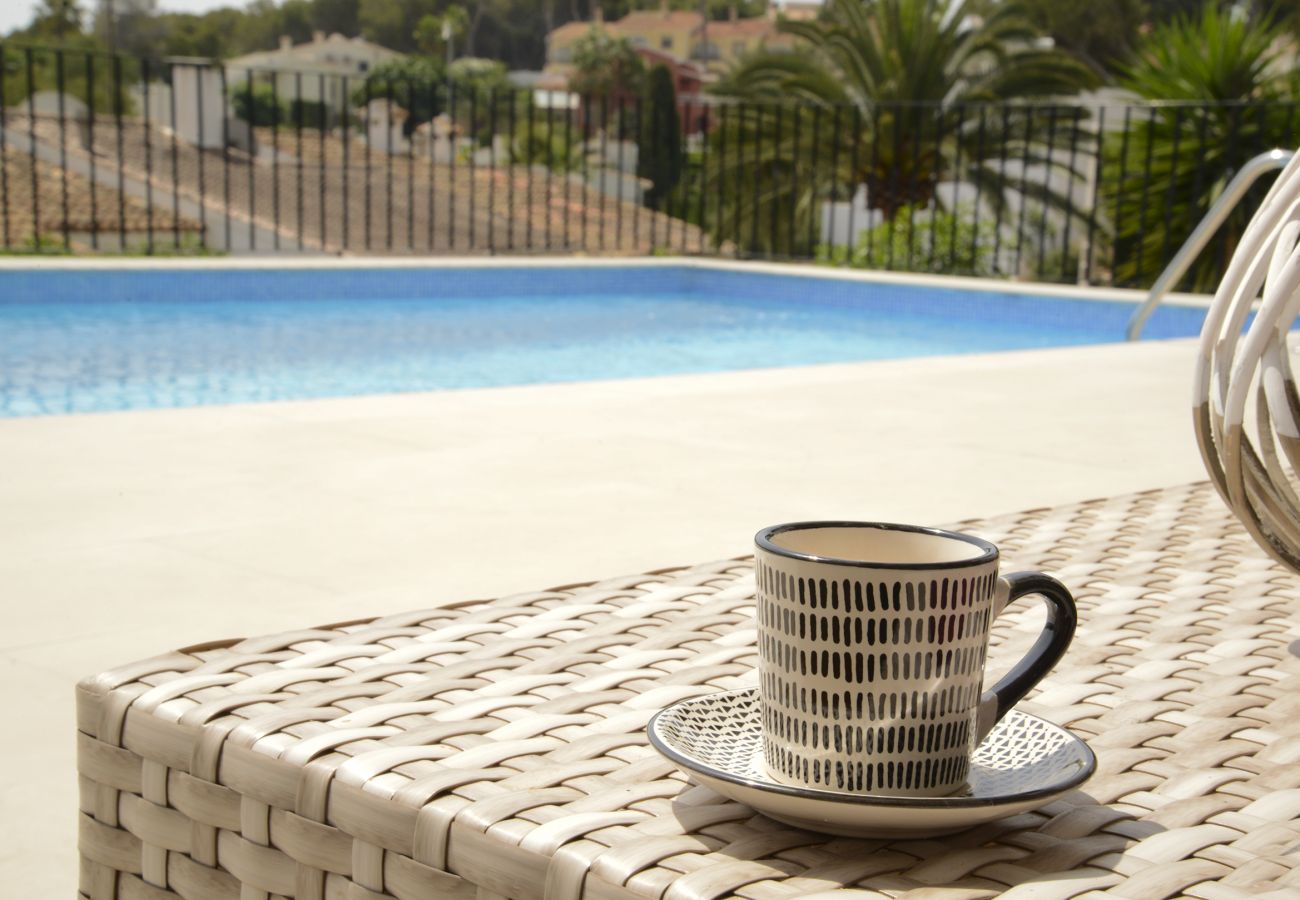 Villa in Moraira - OLGA - Welcoming and tasteful Villa with private pool and FREE WIFI for 7 people.