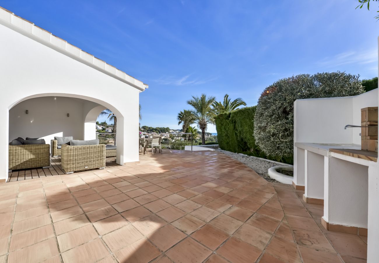 Villa in Benissa - LA PERLITA, beautiful villa for 6 pax, with sea views in Benissa coast, private pool and free wifi.