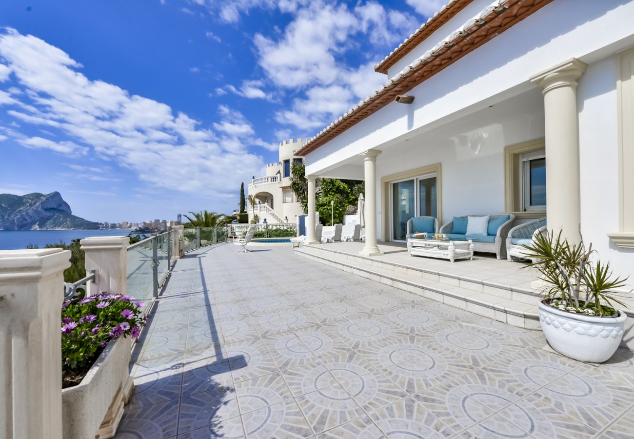 Villa in Benissa - RAPHAEL, Lovely villa for 6 pax with spectacular sea views in Benissa.free wifi