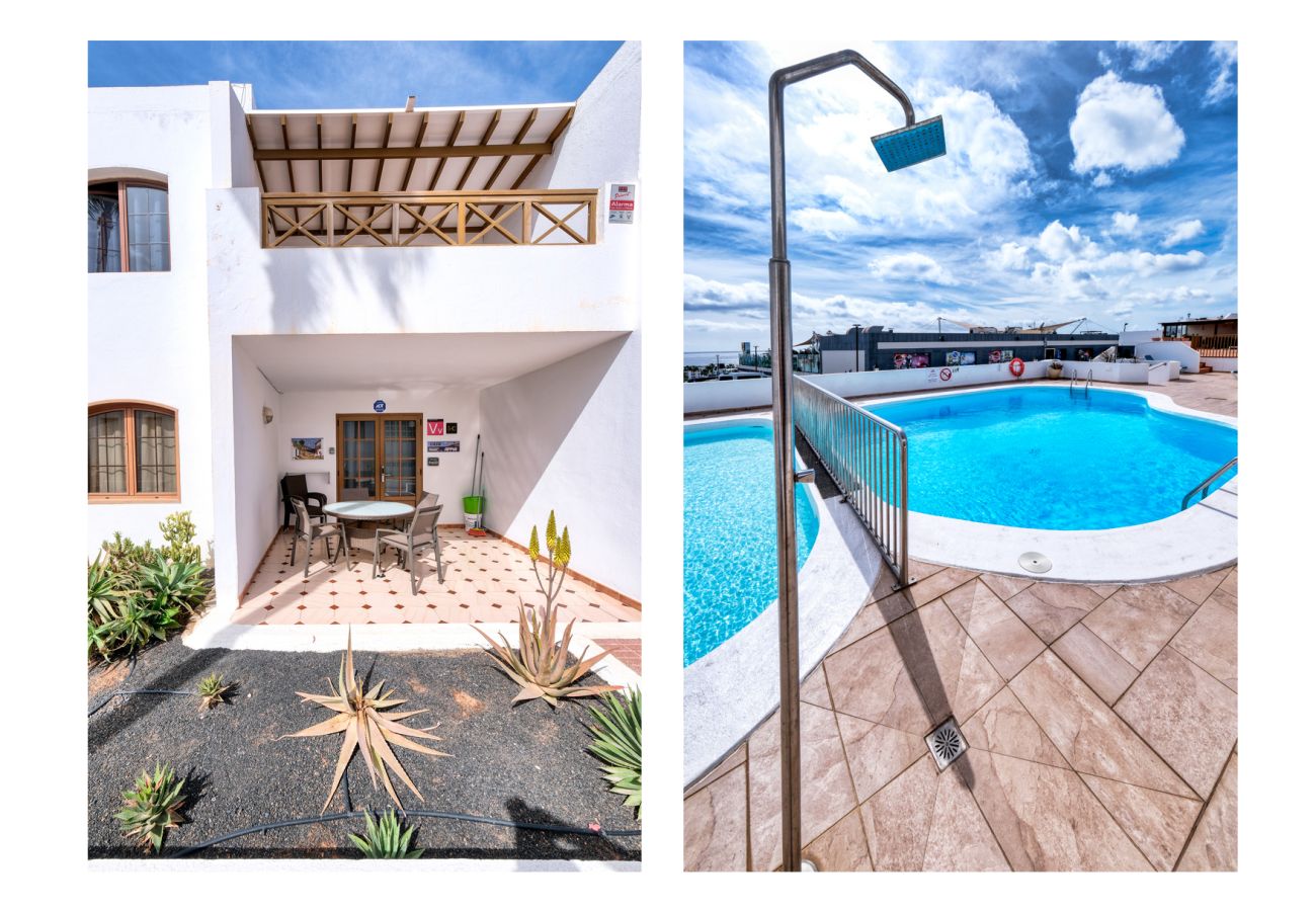 House in Puerto del Carmen - Casa Appia 300m from the beach, heated pool