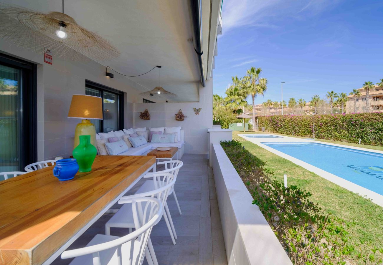 Apartment in Javea - Altamar Plus Namaste  Apartment Javea Arenal, with AC, Terrace, and Pool