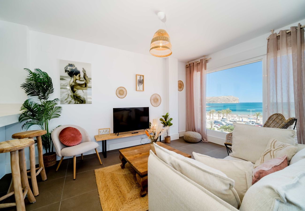 Apartment in Javea - Blue Sea Apartment Arenal 80 Jave, with Sea Views, Terrace, and Community Pool