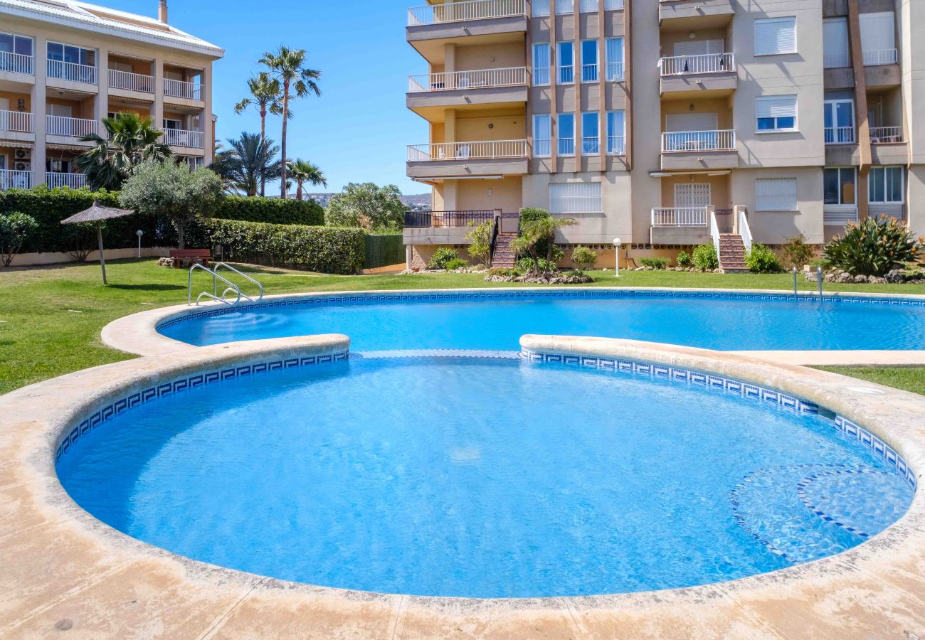 Apartment in Javea - Blue Sea Apartment Arenal 80 Jave, with Sea Views, Terrace, and Community Pool