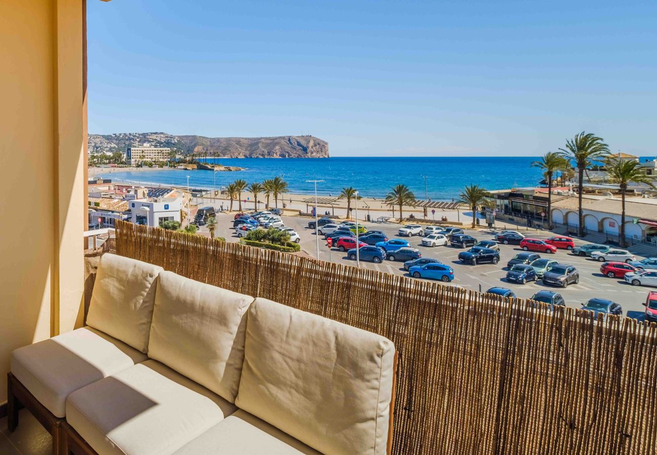 Apartment in Javea - Blue Sea Apartment Arenal 80 Jave, with Sea Views, Terrace, and Community Pool