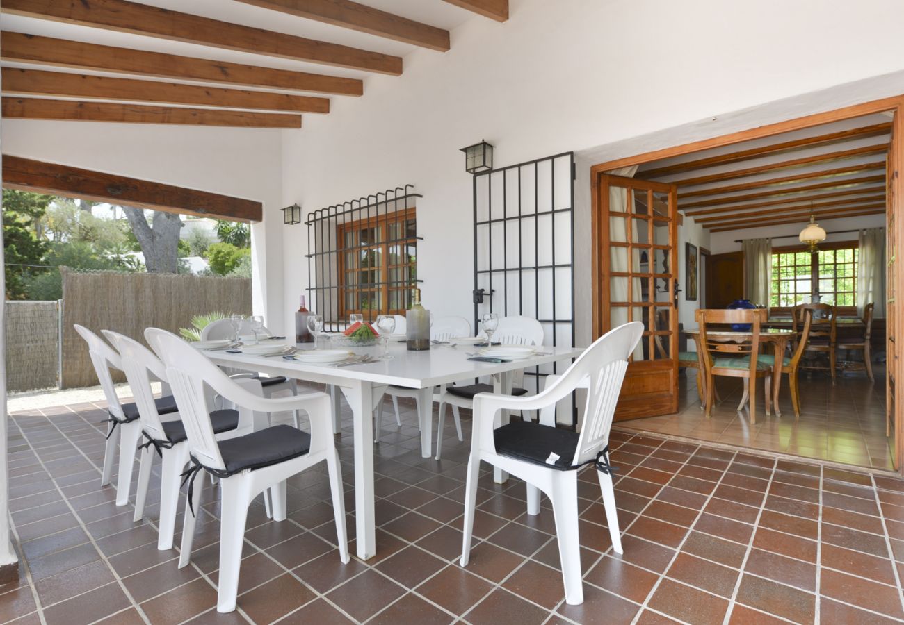 Villa à Moraira - Villa à louer à Moraira ANDURINA, pour 10 pax près de la mer et piscine privée