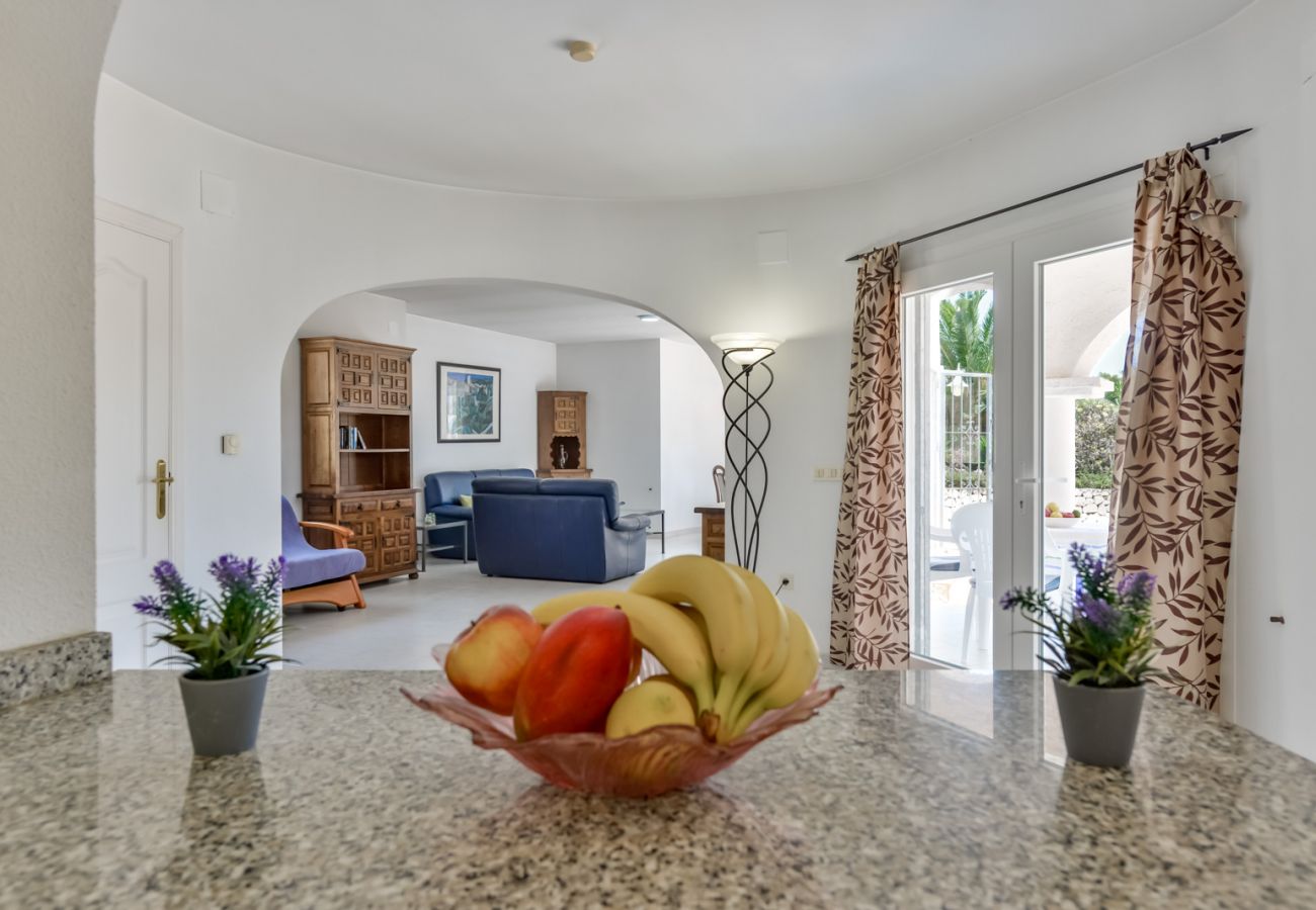 Villa à Moraira - SEBASTIAN, villa pour 4 pax à Moraira et piscine privée. wifi gratuit