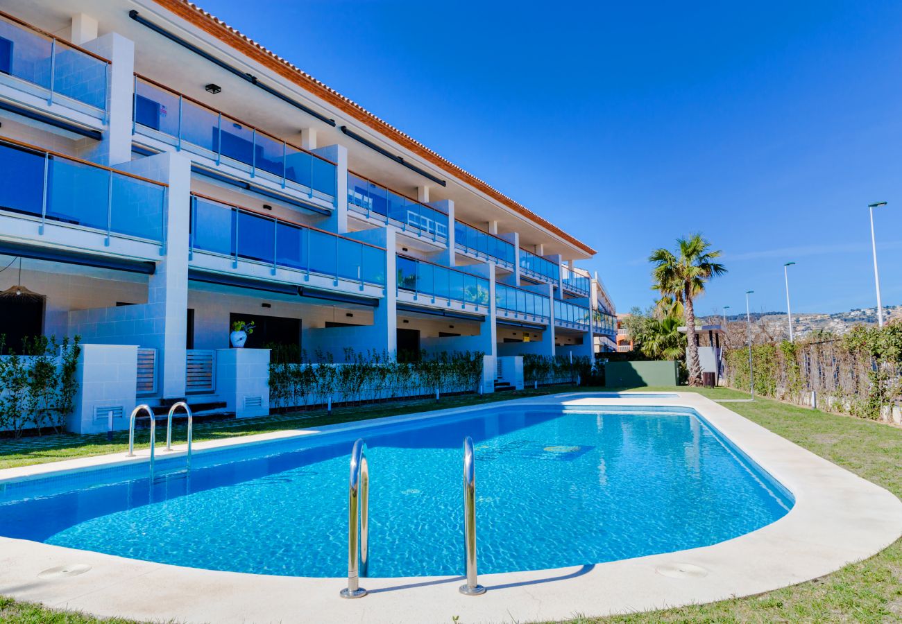 Appartement à Javea - Altamar Plus Apartment Javea Arenal,  Élégant avec AC, Wifi, terrasse et piscine