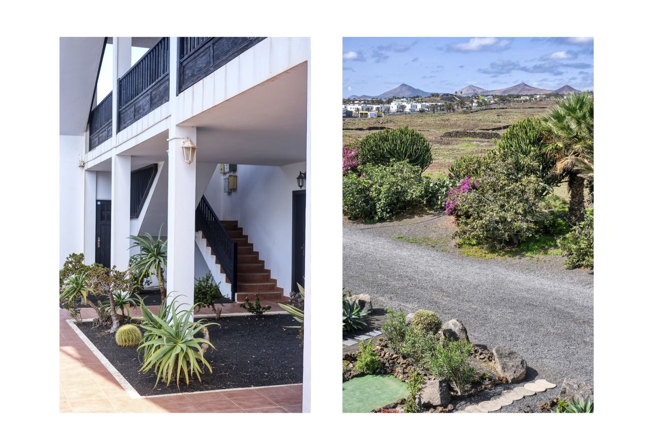 Maison à Costa Teguise - Casa Atlantida - Maison calme avec balcon et WiFi rápide