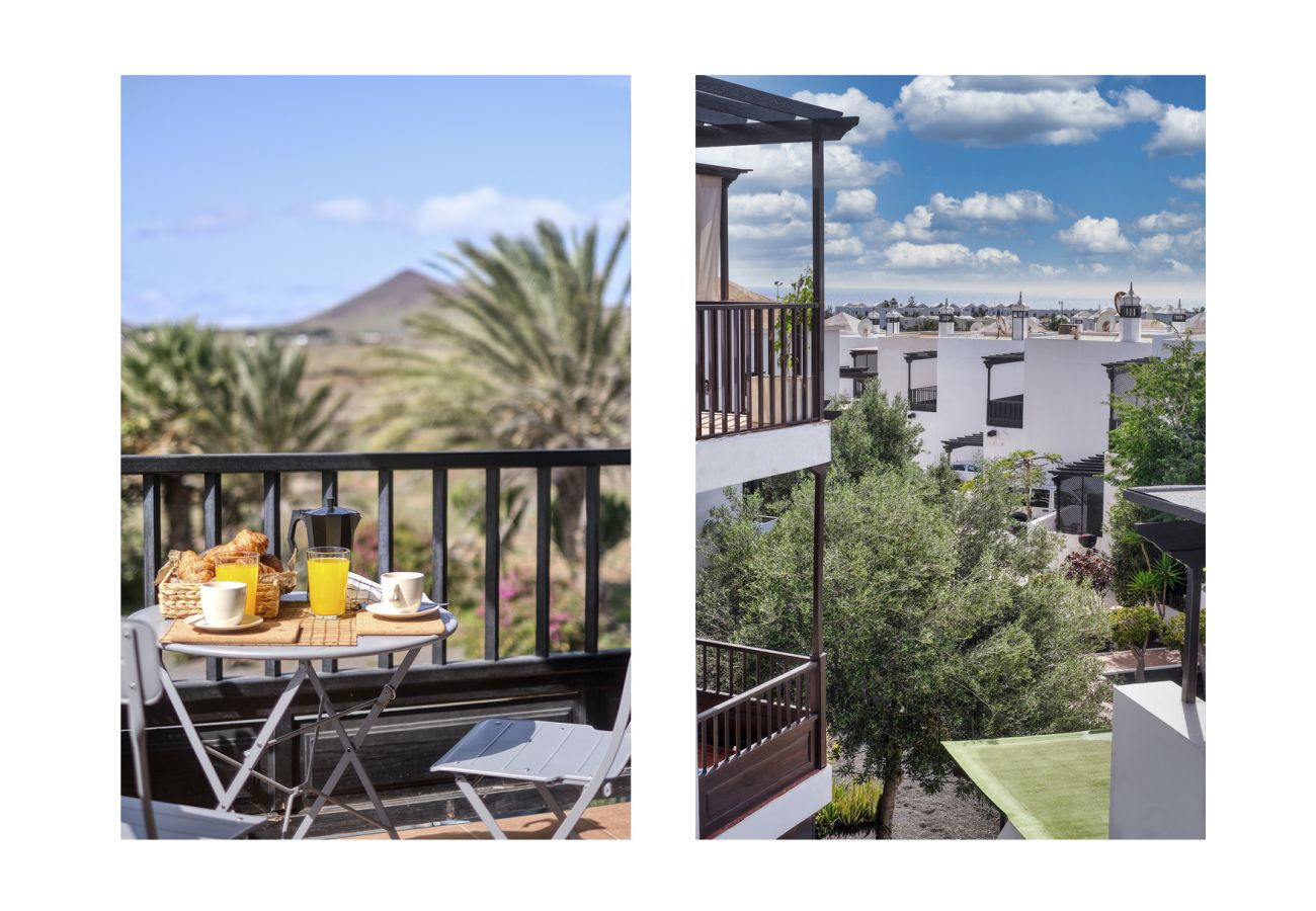 Maison à Costa Teguise - Casa Atlantida - Maison calme avec balcon et WiFi rápide