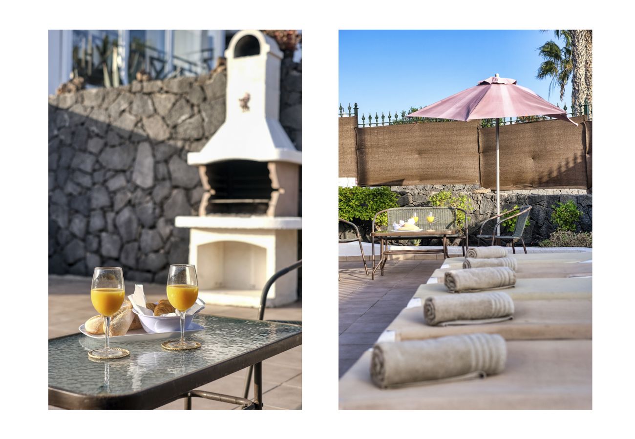 Maison à Playa Blanca - Casa Efesto - 3 chambres avec piscine, terrasse et vue sur Fuerteventura