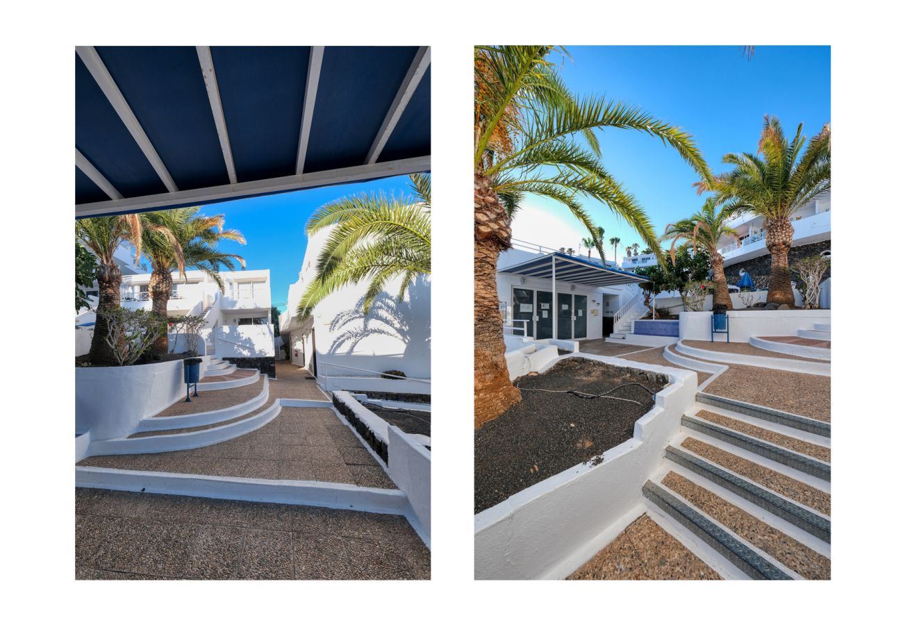 Studio à Puerto del Carmen - Suite Infinity Ocean - vue sur la piscine et la mer