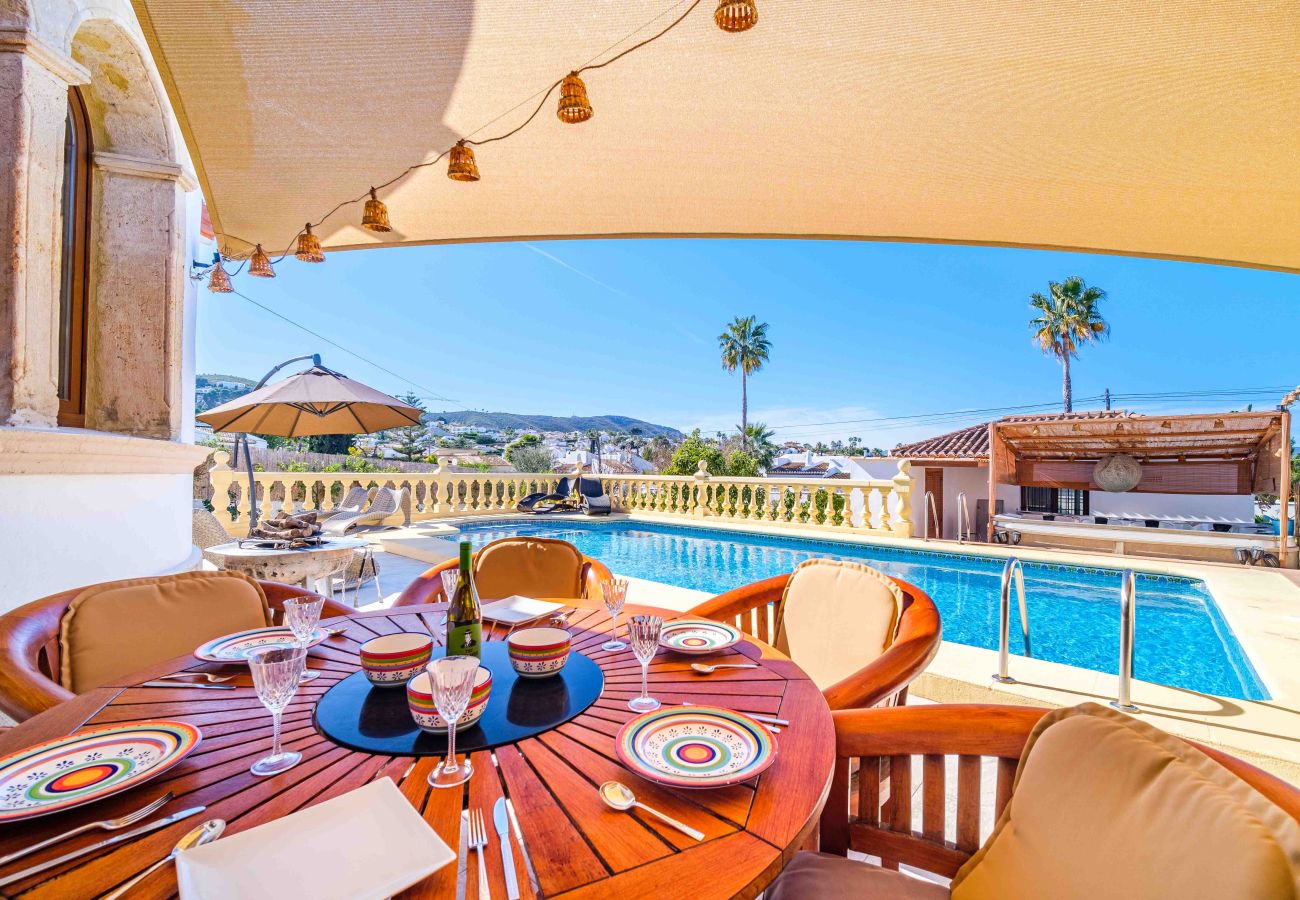 Villa à Javea - Villa Cristina Pinosol Javea avec piscine privée et terrasse ensoleillée