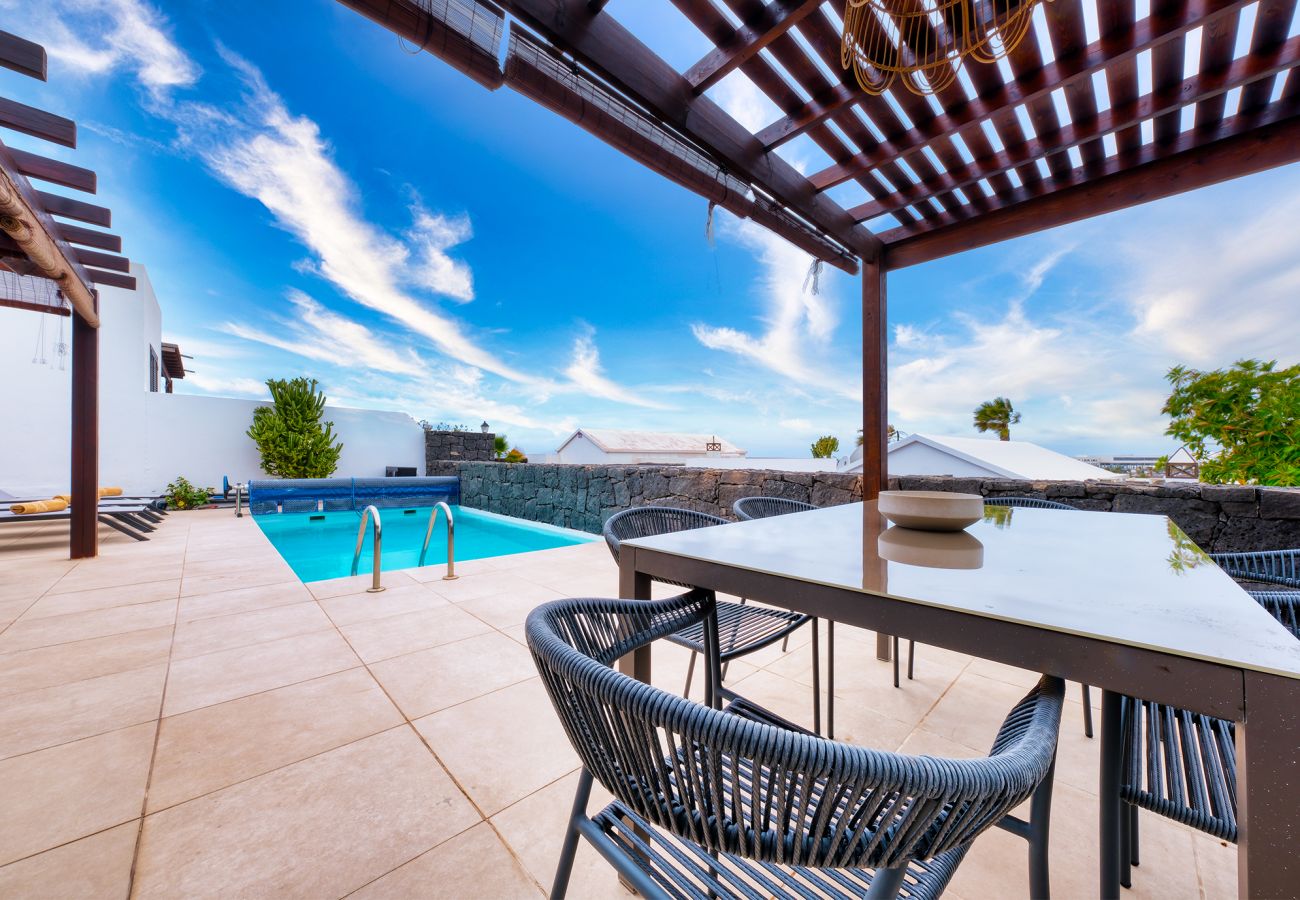 Maison à Playa Blanca - Villa Malolo piscine privée et jacuzzi 